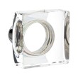 Emtek Modern Square Glass Knob
