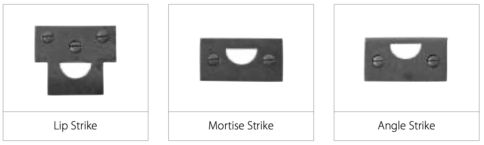 Emtek surface bolt strikeplates